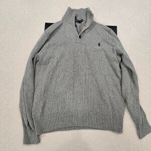 Polo Ralph Lauren Men's Classic 3 Button Up Cotton Sweater Size Medium
